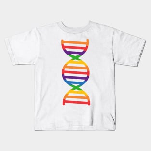 Rainbow Flag Genome Candy (Gay Pride) Kids T-Shirt